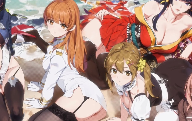 Azur Lane Dead or Alive Kasumi and Nagisa Included in Anime Trailer